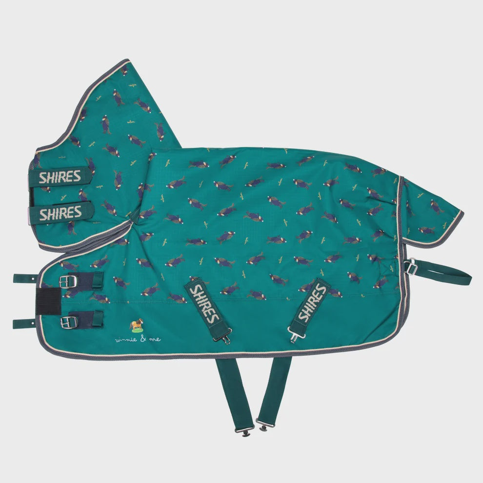 Winnie & Me 200 Small Pony Turnout Rug Green