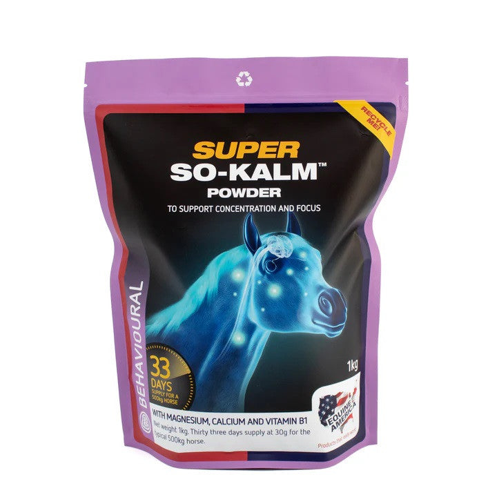 Equine America Super So Kalm Powder- 1kg or 33 Day Supply