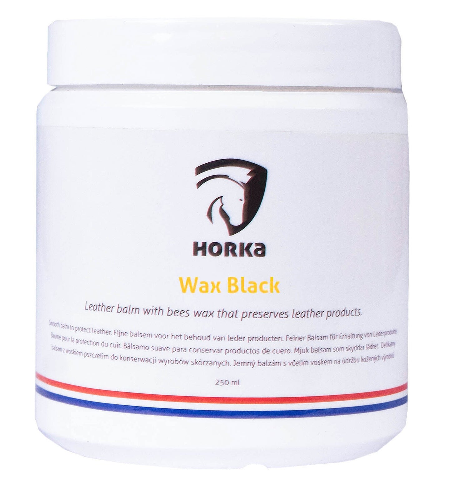 Horka Leather Balm-Wax Black- 250ml