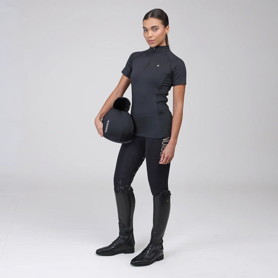 Aubrion Ladies React Rhythm Riding Tights- Shadow
