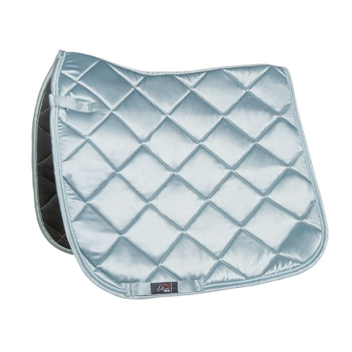 HKM Saddle cloth -Bergamo- Grey/ Blue- Cob/ Full Size
