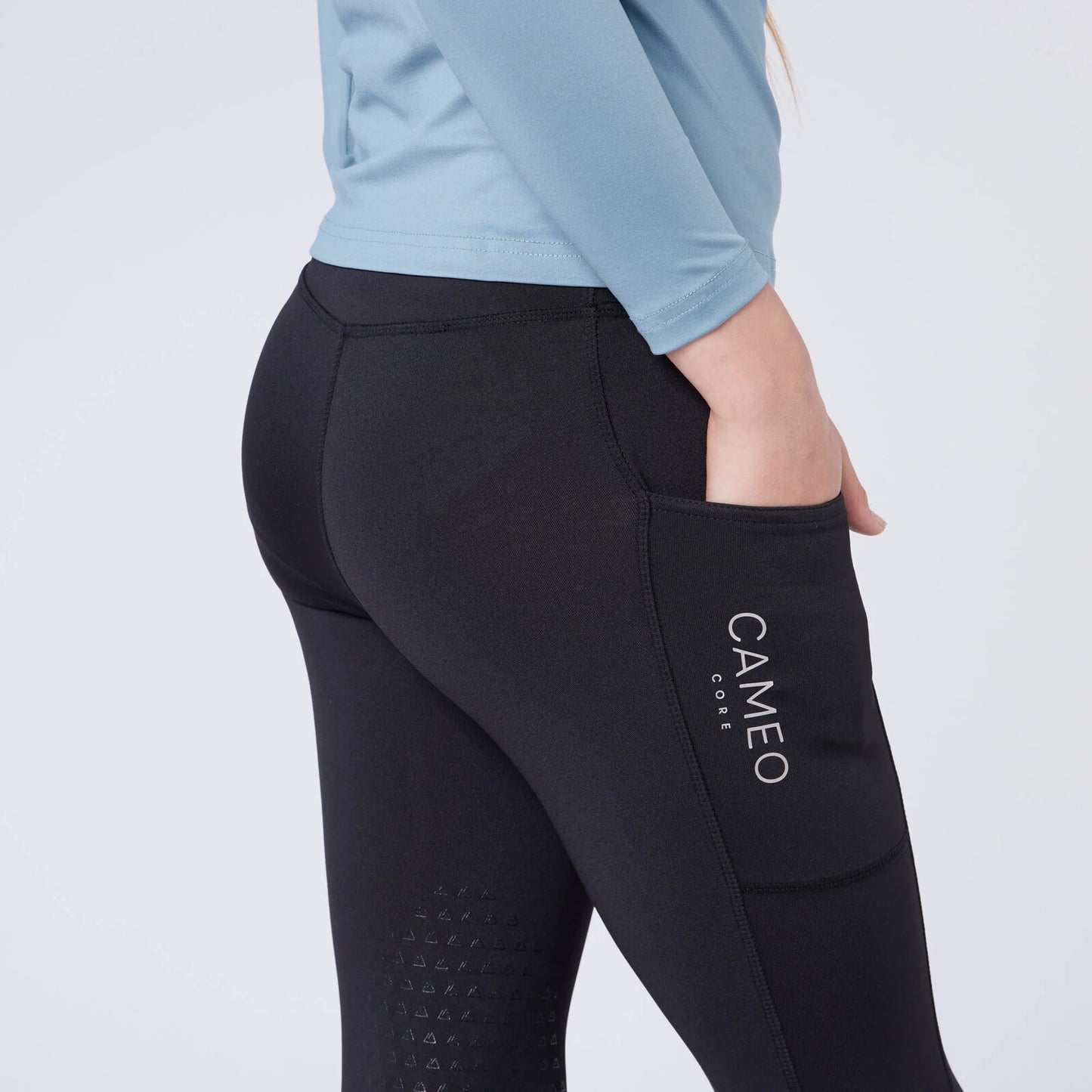 copy of Cameo Equine Core Riding Tights- Junior- Black