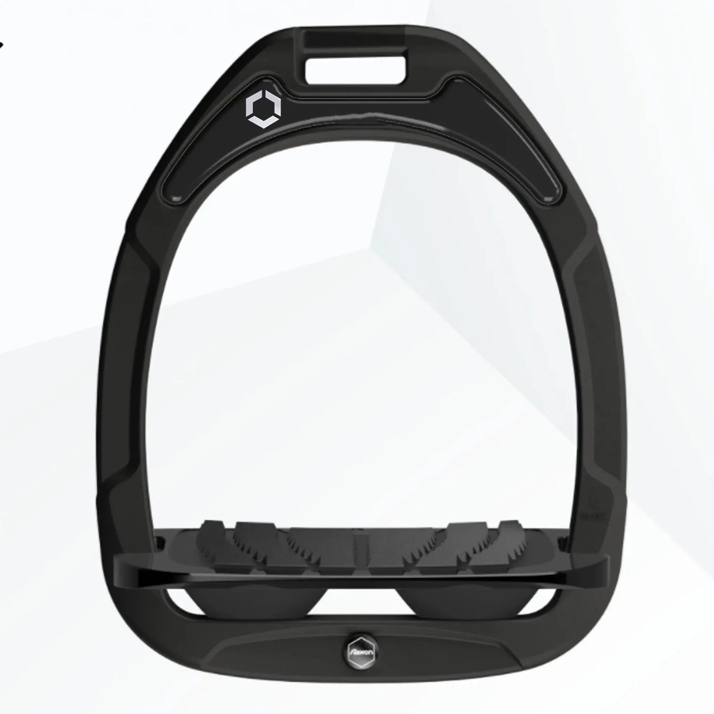 Flex On GC2 Stirrups- Adults-Black with Black Elastomer with Ultra Grip