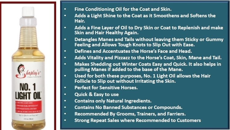 Shapley's Light Oil no 1 - 956 ml