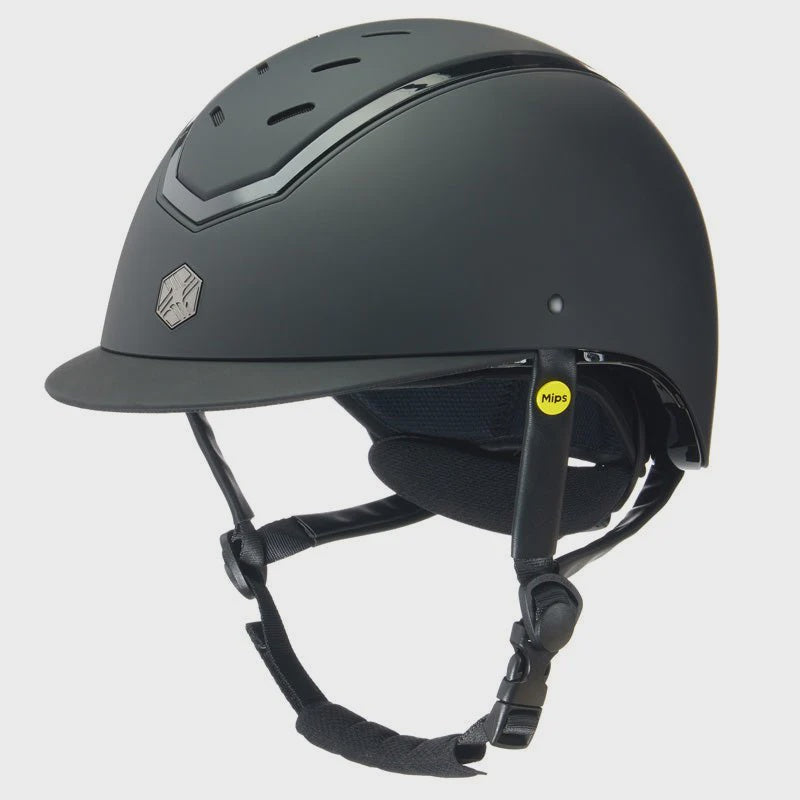 Charles Owen Kylo Black Matte/Black Gloss with MIPS- Medium (55-58cm)