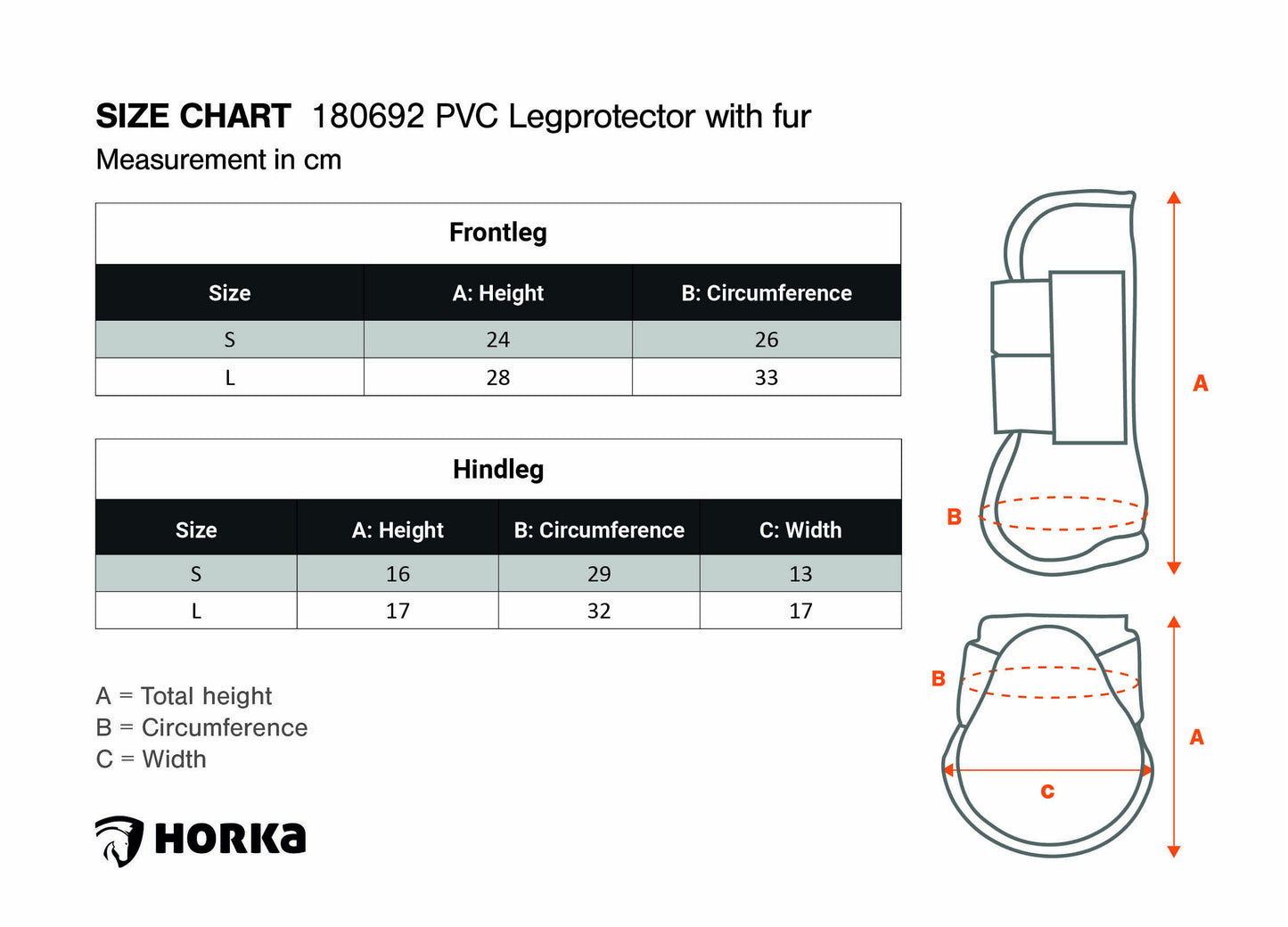 Horka Fur lined Tendon & Fetlock Boot Set- Blue- Large