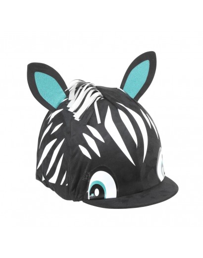 Shires Zebra Hat Silk