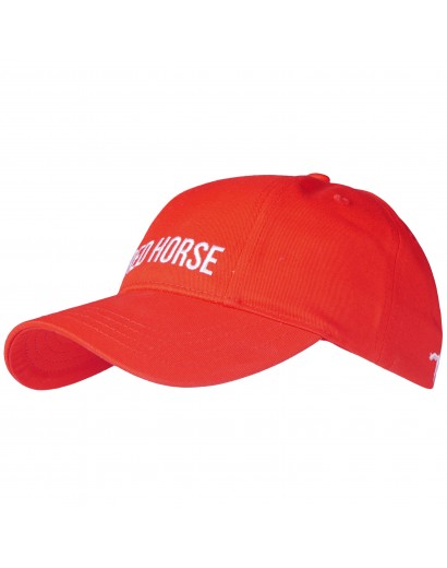 Red Horse Baseball Cap- Red