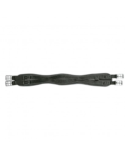 HKM PVC girth quilted -Elastic