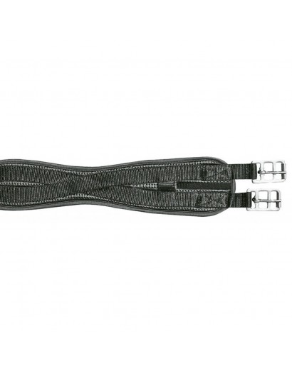 HKM PVC girth quilted -Elastic