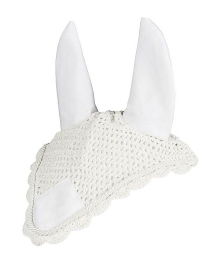 HKM Ear bonnet- Cob- White