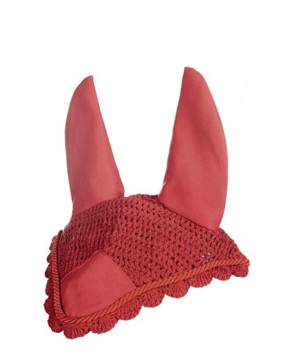 HKM Ear bonnet- Cob- Red