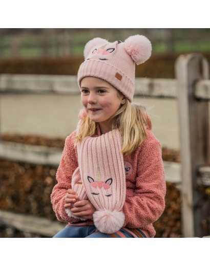 Jolly Knitted Hat- Blush Pink