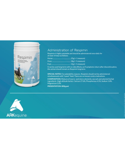 Ark Equine Respimin 800g-...