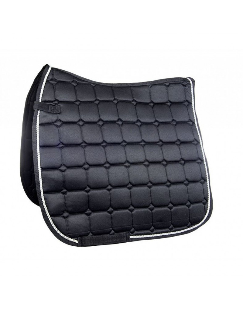 HKM Saddle Cloth "Madrid" Black- Pony Size