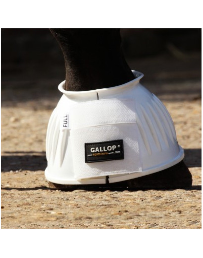 Gallop double taped over reach boots -white