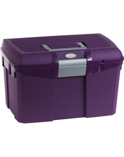 Hippotonic Tack Box- Purple/Grey