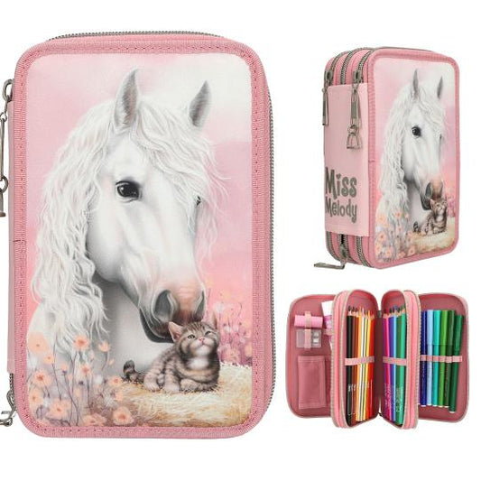 Miss Melody Triple Pencil Case