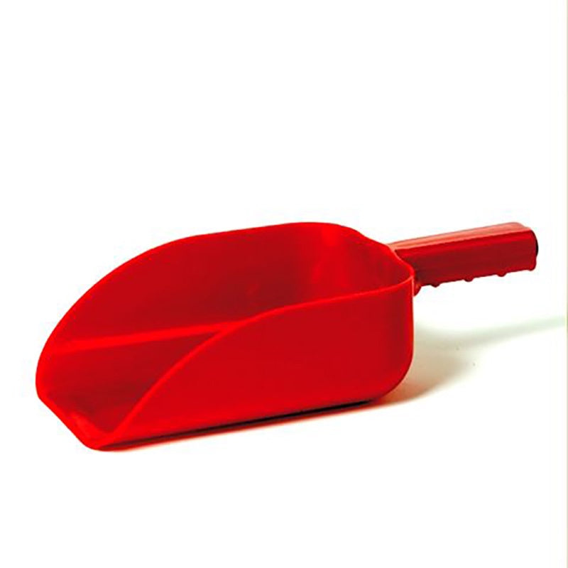 Plastic Feed Scoop- Red