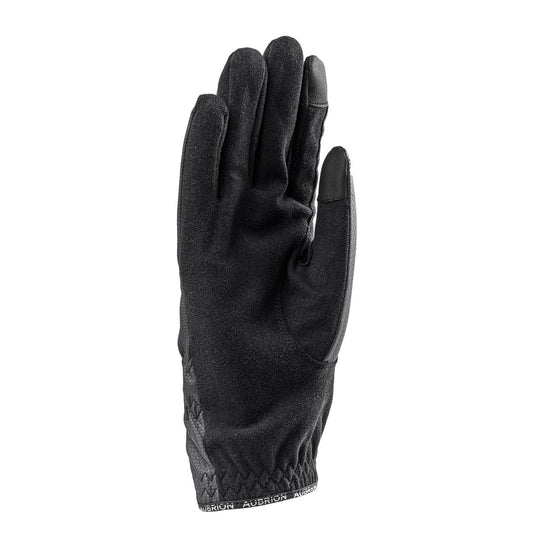 Aubrion Stadium Riding Gloves- Childs- Black
