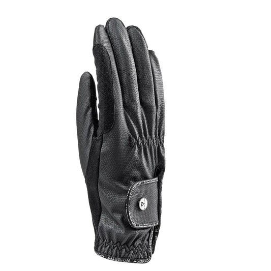 Aubrion Stadium Riding Gloves- Childs- Black