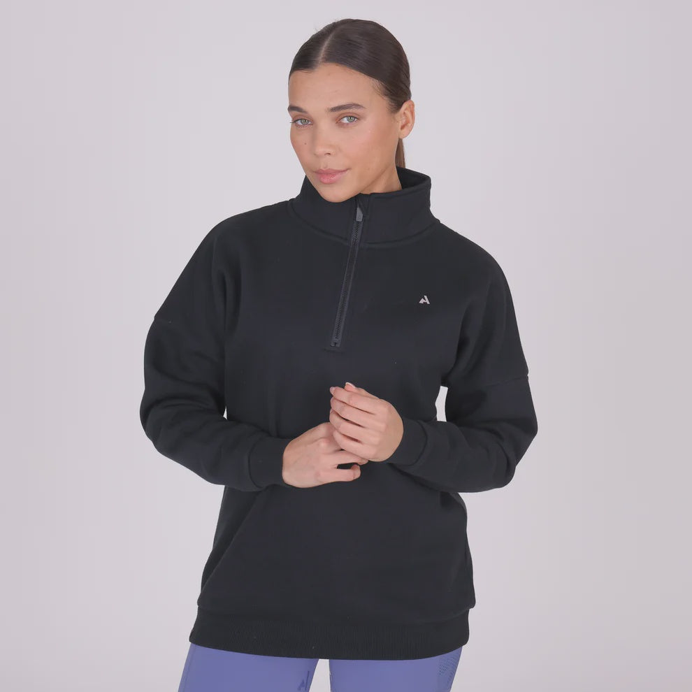 Aubrion React Half Zip Sweatshirt- Shadow