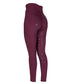 Aubrion Eltar Young Rider Riding Tights- Black Cherry