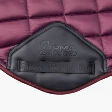 Aubrion Arma Eltar Satin GP Saddlecloth - Black Cherry
