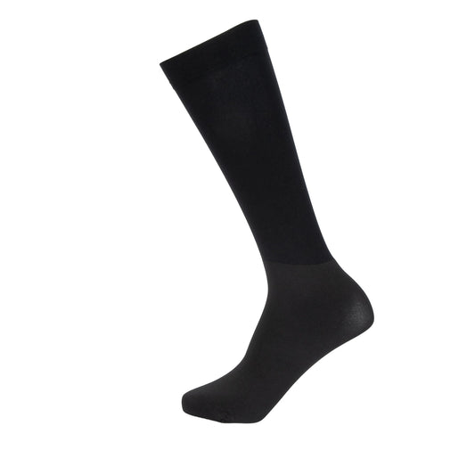 Aubrion Eltar Young Rider Socks- UK 10.5 -3.5- Black