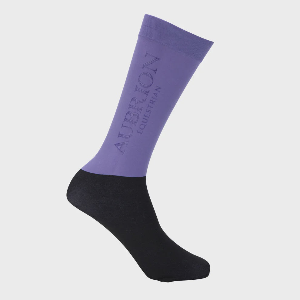 Aubrion Equestrian Socks- Young Rider- Heather