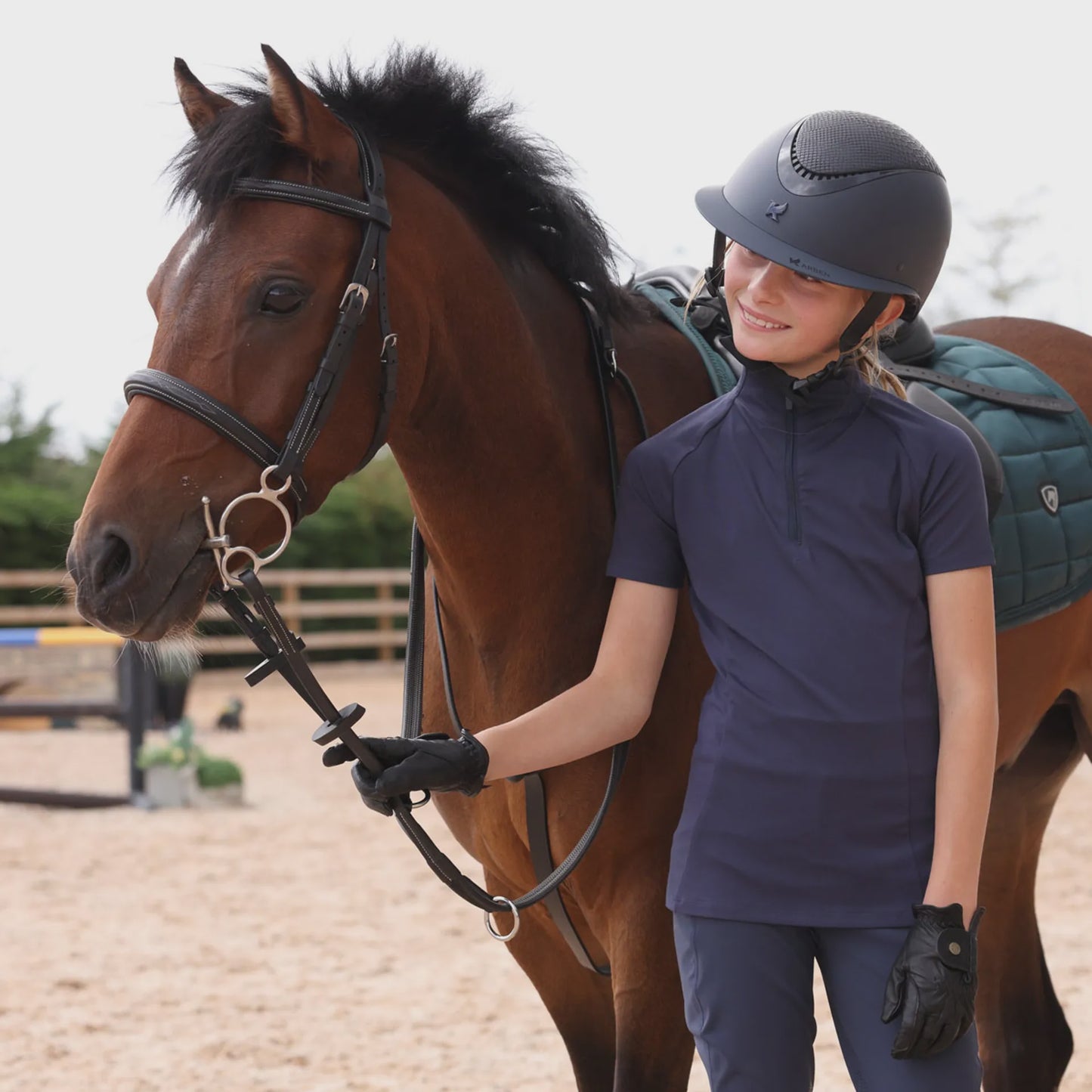 Aubrion React Short Sleeve Base Layer - Young Rider