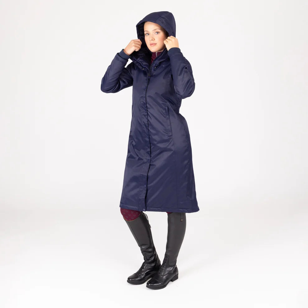 Aubrion Eltar Long Waterproof Coat- Navy