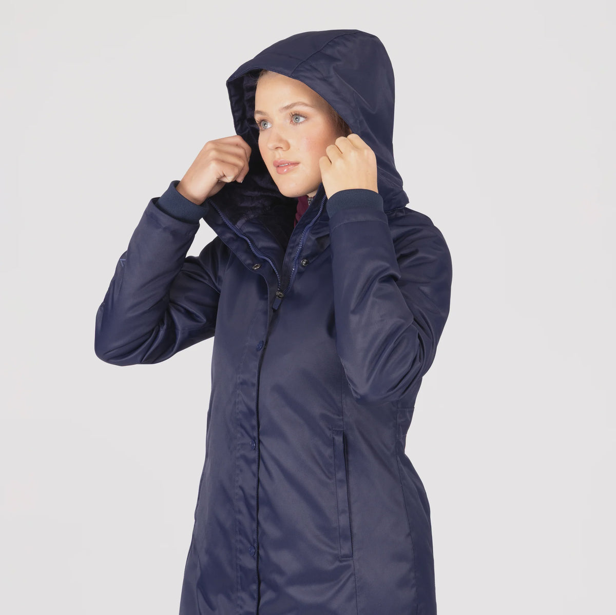 Aubrion Eltar Long Waterproof Coat- Navy