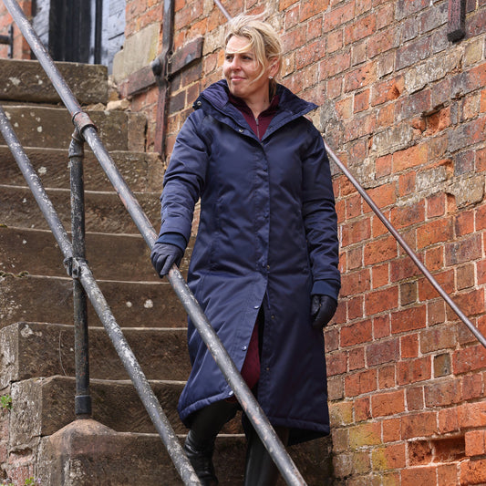 Aubrion Eltar Long Waterproof Coat- Navy