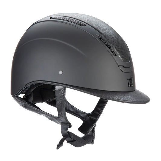 Karben Amity Leather Riding Hat- Black- Small only