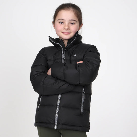 Aubrion React Insulated Coat- Young Rider- Charcoal