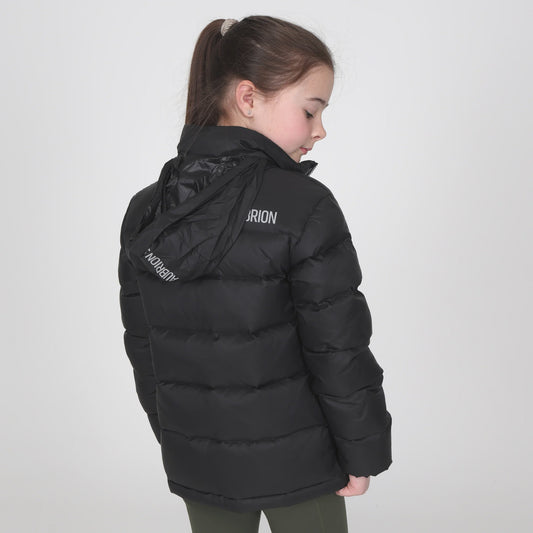 Aubrion React Insulated Coat- Young Rider- Charcoal