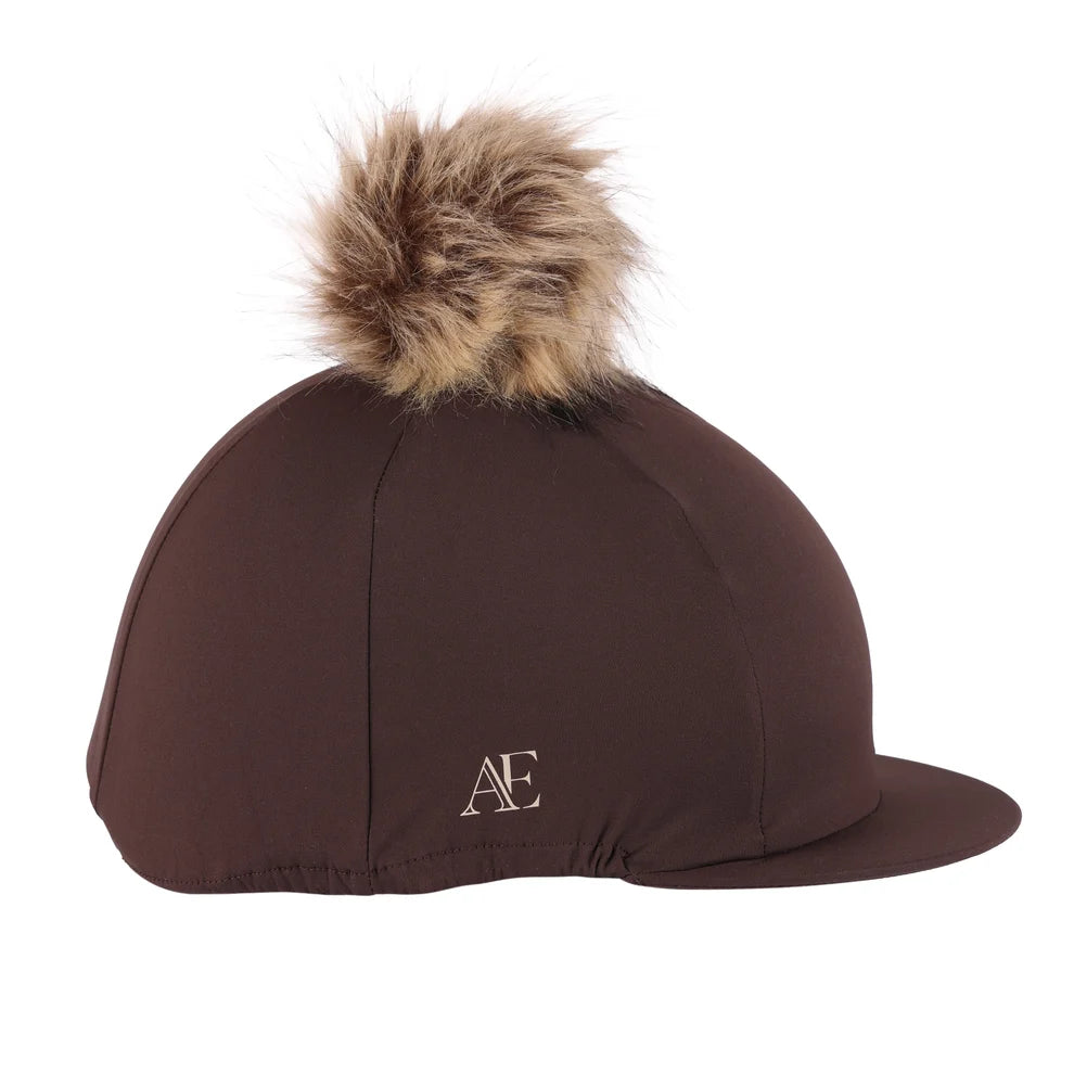 Aubrion Equestrian Hat Cover- Espresso