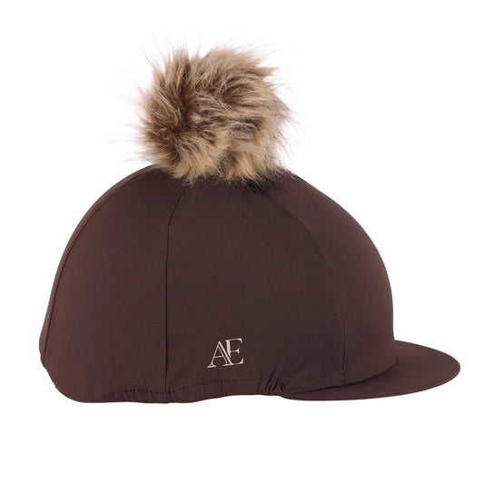 Aubrion Equestrian Hat Cover- Espresso