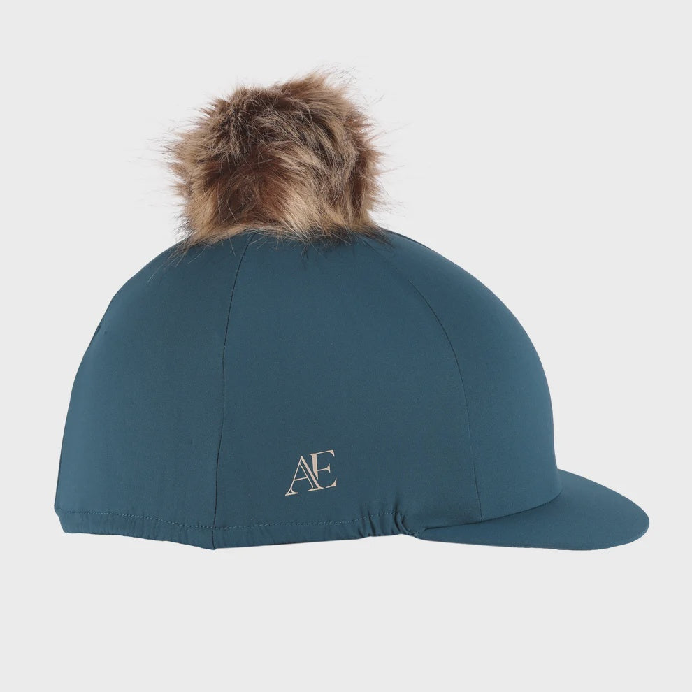 Aubrion Equestrian Hat Cover- Estate Blue