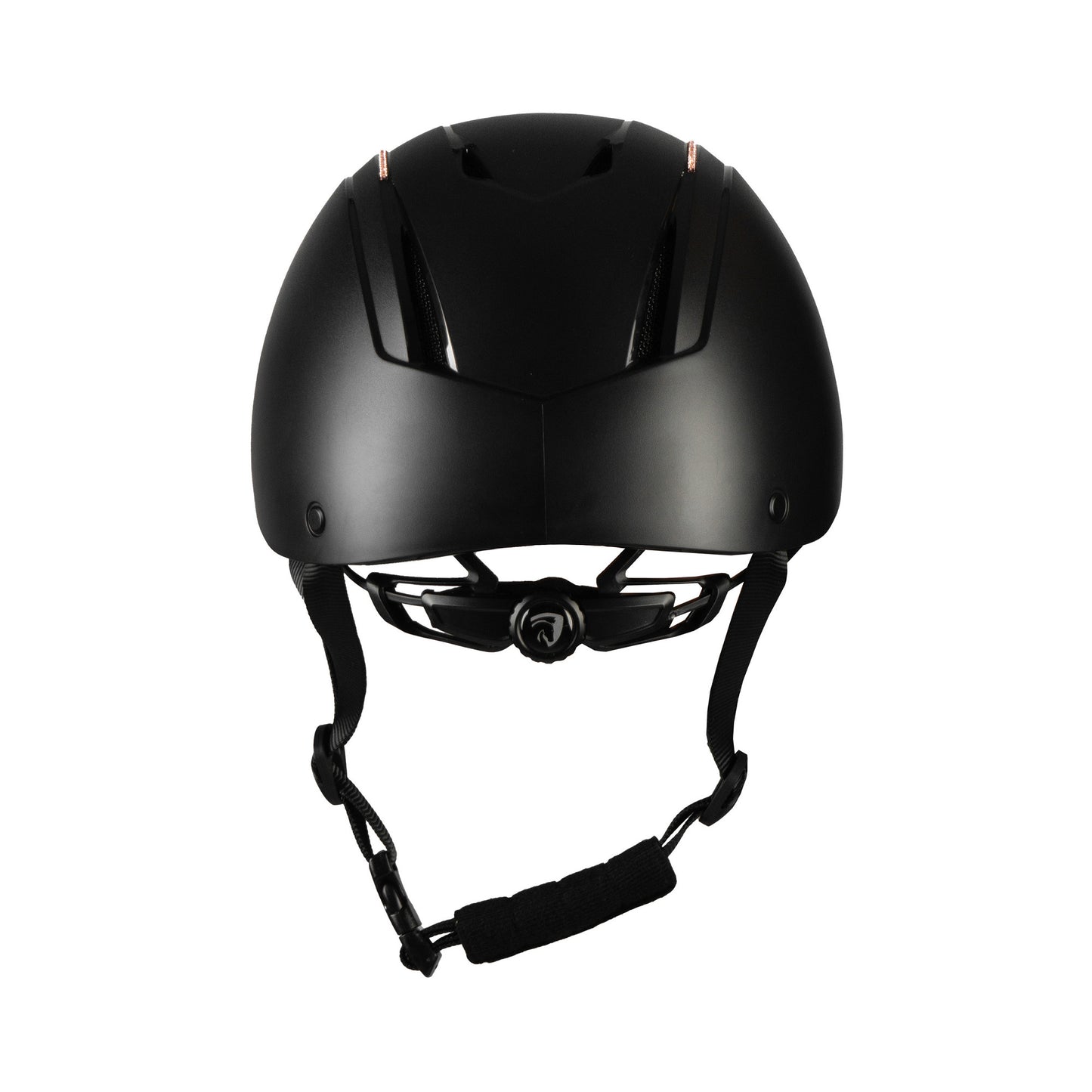 Horka Safety Riding Helmet "Dali Diamond" - Adjustable- Black/ Rose Gold