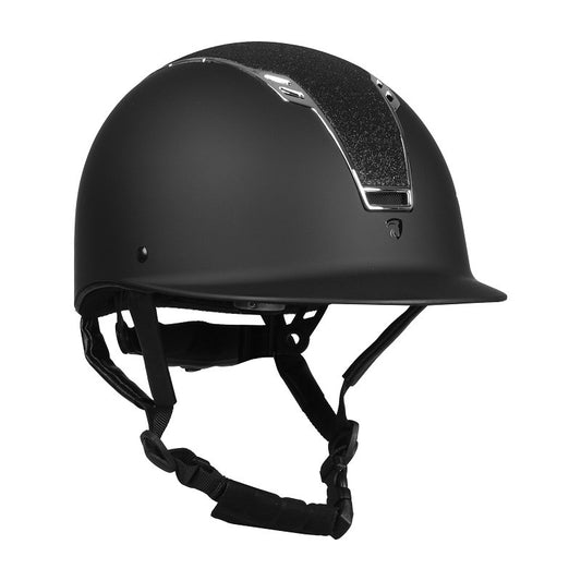 Horka Sparrow Helmet- Black/ Silver- Adjustable 55-57cm