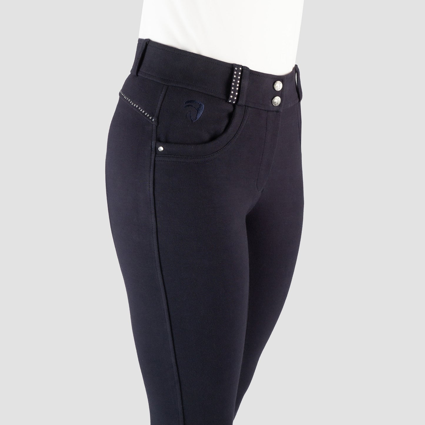 Horka Ladies Riding Breeches- Annalise- Blue- EU38 or UK26
