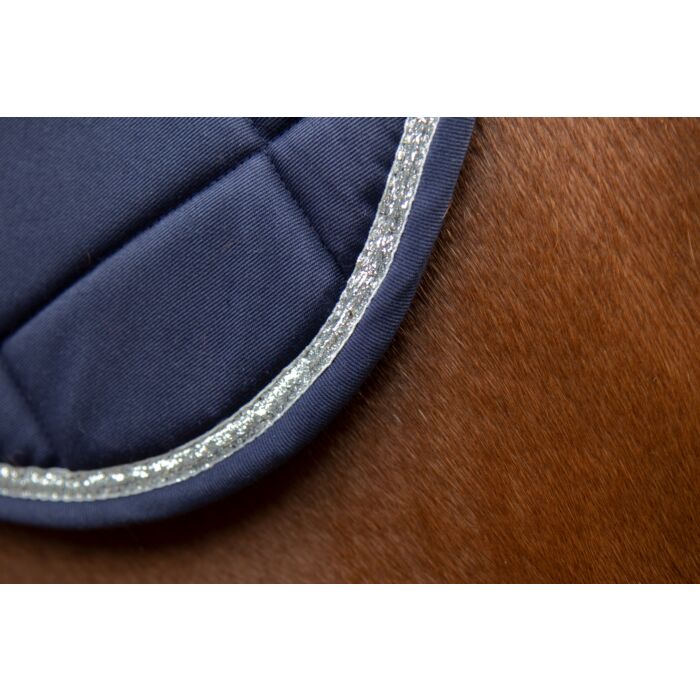 HKM Saddlecloth- Romy- Deep Blue- Pony