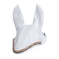 HKM Saddlecloth & Ear Bonnet Set- White/Rose Gold- Pony Size