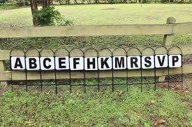 HIPPOTONIC Dressage letters- Set of 12