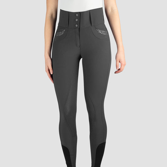 Horka Ladies Breehces- L Elegance- Granite Grey- EU36/ UK24