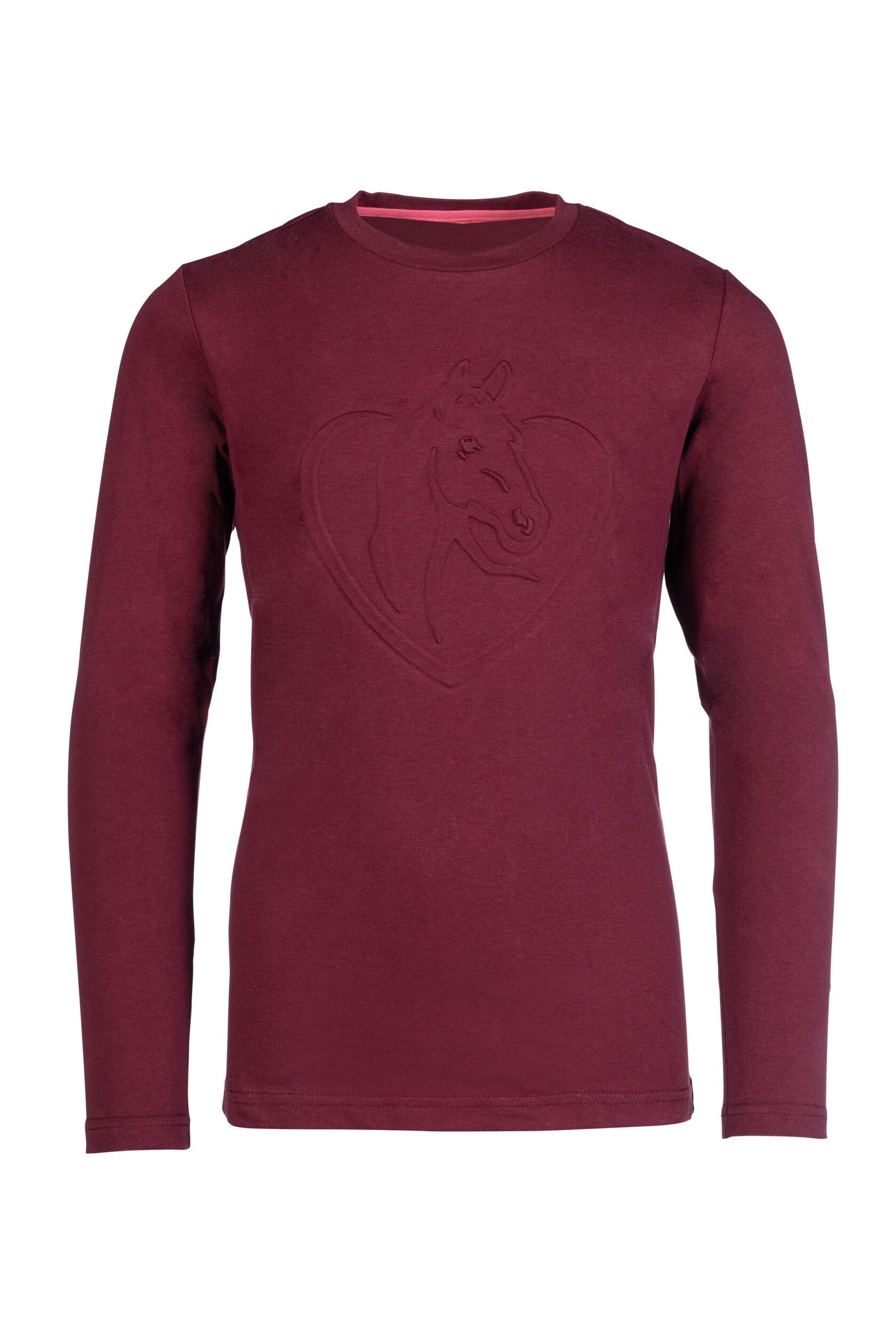 HKM Longsleeve Shirt "Amelie"- Wine Red