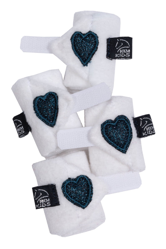 HKM Competition Set for Cuddly Pony- White/ Dark Blue