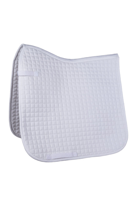 HKM Saddlecloth "Larissa"- White- Cob/ Full Size